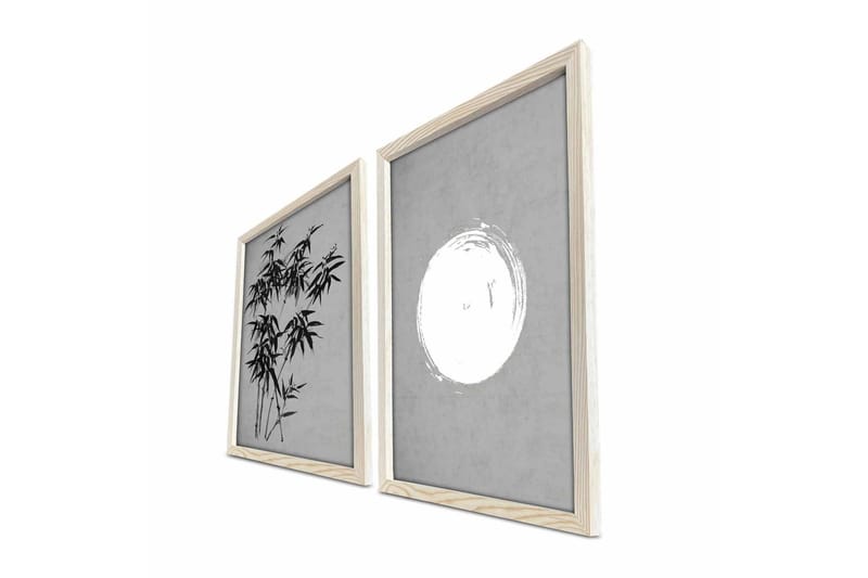 Väggdekor MDF Målning 2 Delar - Inredning - Tavlor & posters - Canvastavla