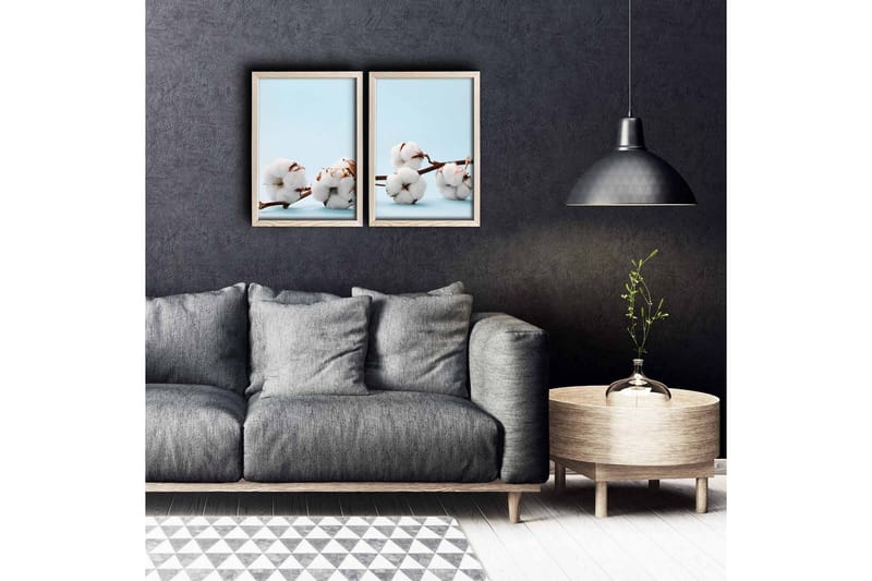 Väggdekor MDF Målning 2 Delar