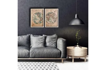 Väggdekor MDF Målning 2 Delar - Inredning - Tavlor & posters - Canvastavla