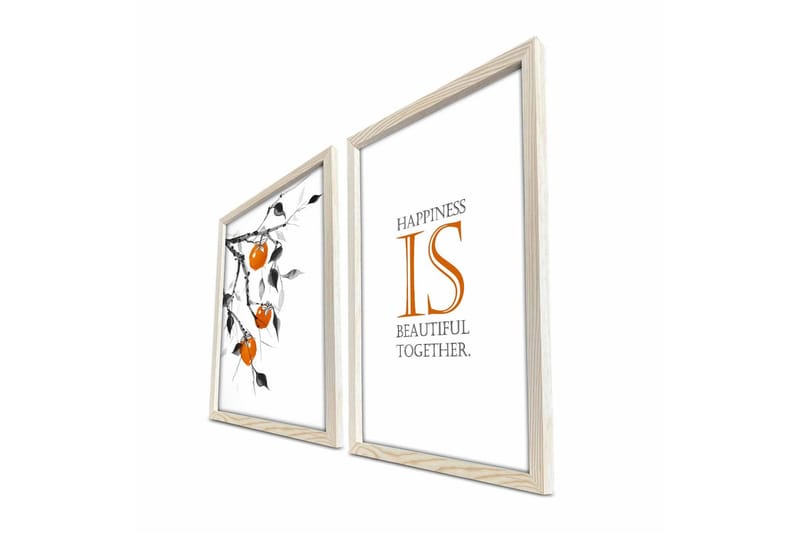 Väggdekor MDF Målning 2 Delar - Inredning - Tavlor & posters - Canvastavla