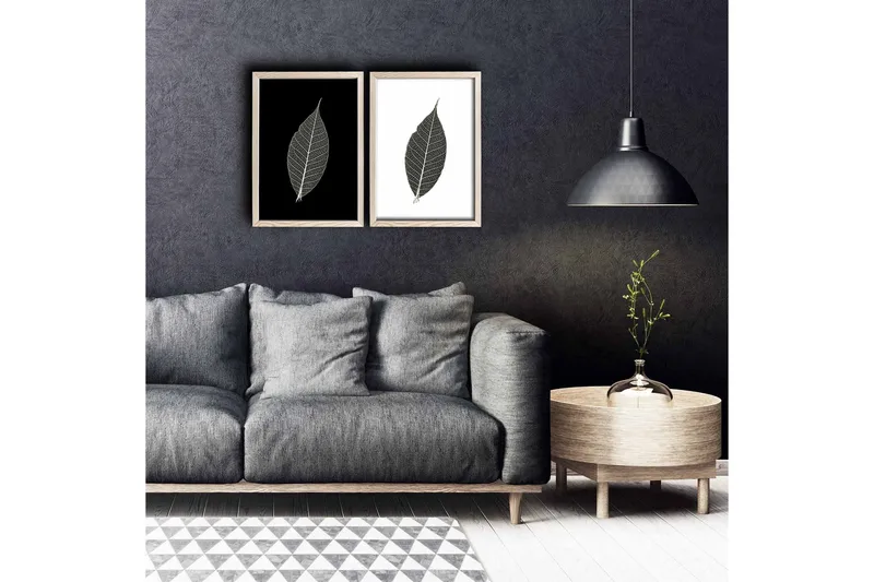 Väggdekor MDF Målning 2 Delar