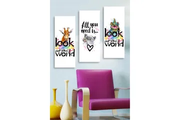 Väggdekor MDF Målning - Inredning - Tavlor & posters - Canvastavla