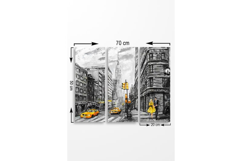 Väggdekor MDF Målning - Inredning - Tavlor & posters - Canvastavla