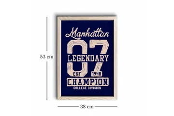 Väggdekor MDF Målning - Inredning - Tavlor & posters - Canvastavla