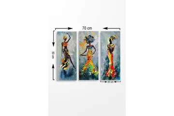 Väggdekor MDF Målning - Inredning - Tavlor & posters - Canvastavla