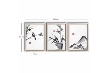 Väggdekor MDF Målning - Inredning - Tavlor & posters - Canvastavla