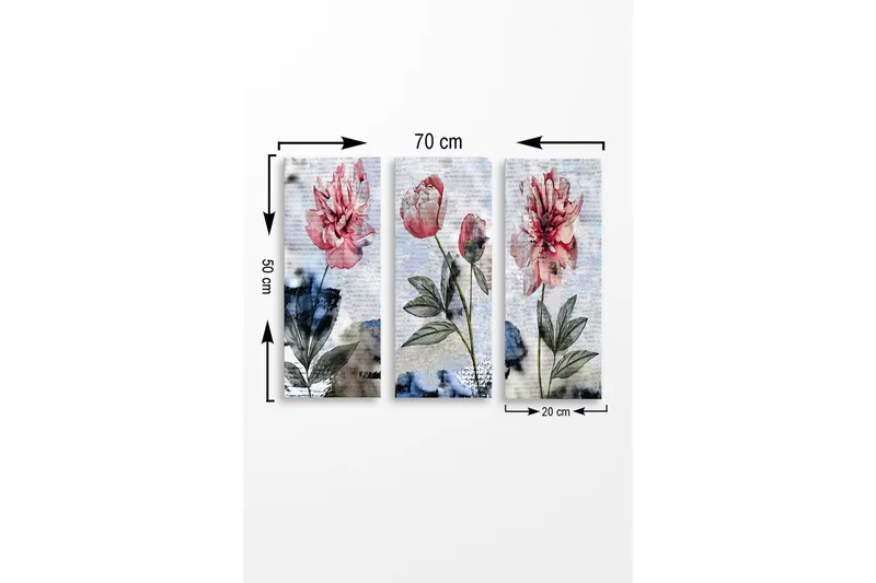 Väggdekor MDF Målning - Inredning - Tavlor & posters - Canvastavla