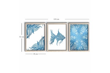 Väggdekor MDF Målning - Inredning - Tavlor & posters - Canvastavla