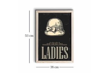 Väggdekor MDF Målning - Inredning - Tavlor & posters - Canvastavla