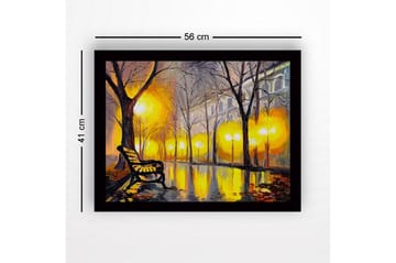 Väggdekor MDF Målning - Inredning - Tavlor & posters - Canvastavla