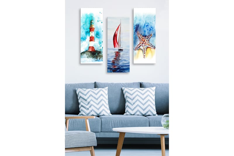 Väggdekor MDF Målning - Inredning - Tavlor & posters - Canvastavla