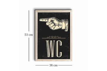 Väggdekor MDF Målning - Inredning - Tavlor & posters - Canvastavla