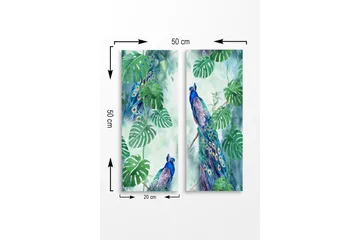 Väggdekor MDF Målning - Inredning - Tavlor & posters - Canvastavla