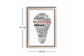 Väggdekor MDF Målning - Inredning - Tavlor & posters - Canvastavla