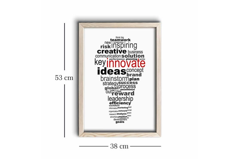 Väggdekor MDF Målning - Inredning - Tavlor & posters - Canvastavla