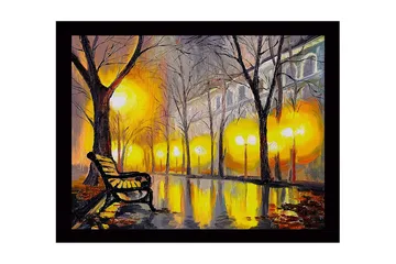 Väggdekor MDF Målning - Inredning - Tavlor & posters - Canvastavla