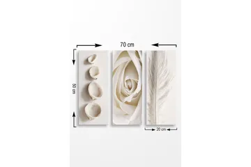 Väggdekor MDF Målning - Inredning - Tavlor & posters - Canvastavla