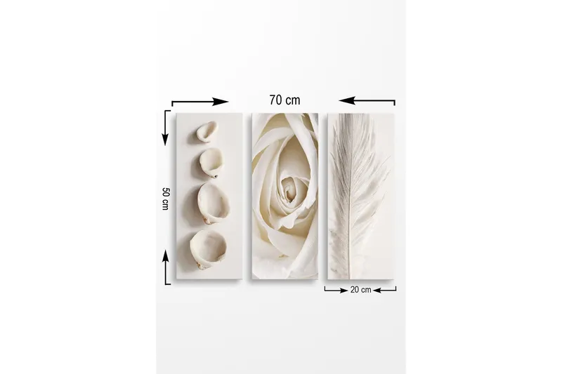 Väggdekor MDF Målning - Inredning - Tavlor & posters - Canvastavla