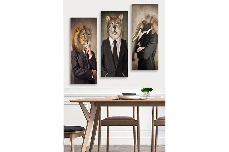 Väggdekor MDF Målning - Inredning - Tavlor & posters - Canvastavla