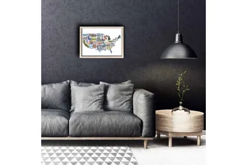 Väggdekor MDF Målning - Inredning - Tavlor & posters - Canvastavla