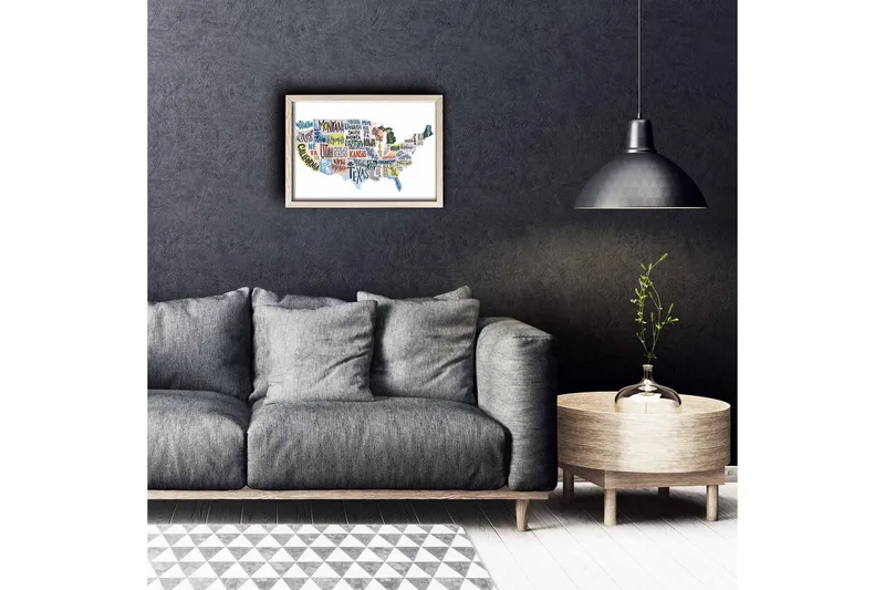 Väggdekor MDF Målning - Inredning - Tavlor & posters - Canvastavla