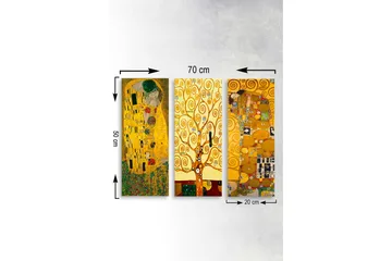 Väggdekor MDF Målning - Inredning - Tavlor & posters - Canvastavla