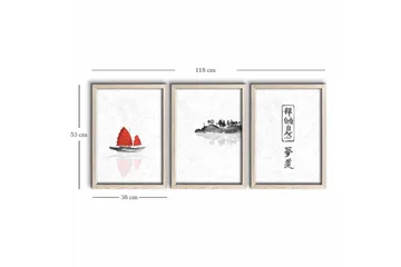 Väggdekor MDF Målning - Inredning - Tavlor & posters - Canvastavla