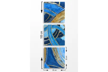 Väggdekor MDF Målning - Inredning - Tavlor & posters - Canvastavla