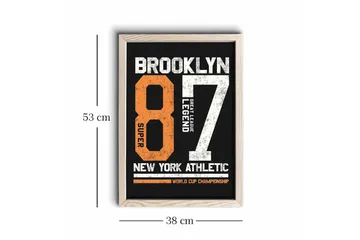 Väggdekor MDF Målning - Inredning - Tavlor & posters - Canvastavla