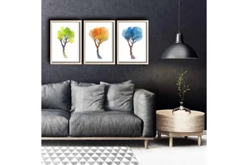 Väggdekor MDF Målning - Inredning - Tavlor & posters - Canvastavla