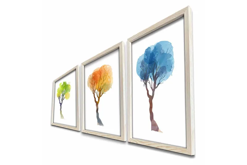 Väggdekor MDF Målning - Inredning - Tavlor & posters - Canvastavla