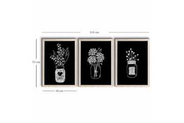 Väggdekor MDF Målning - Inredning - Tavlor & posters - Canvastavla