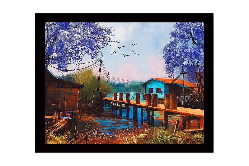 Väggdekor MDF Målning