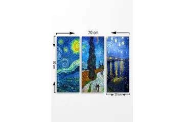 Väggdekor MDF Målning - Inredning - Tavlor & posters - Canvastavla