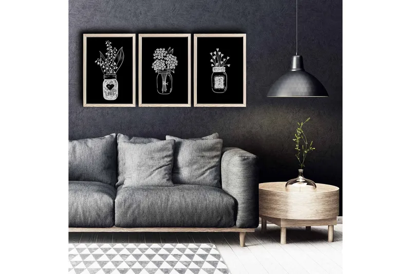 Väggdekor MDF Målning - Inredning - Tavlor & posters - Canvastavla