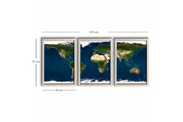 Väggdekor MDF Målning - Inredning - Tavlor & posters - Canvastavla