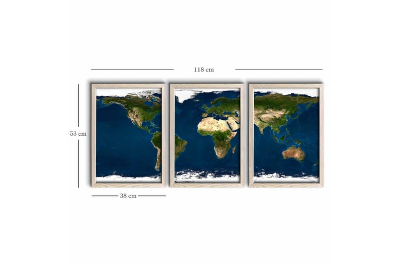 Väggdekor MDF Målning - Inredning - Tavlor & posters - Canvastavla