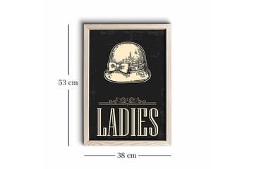 Väggdekor MDF Målning - Inredning - Tavlor & posters - Canvastavla