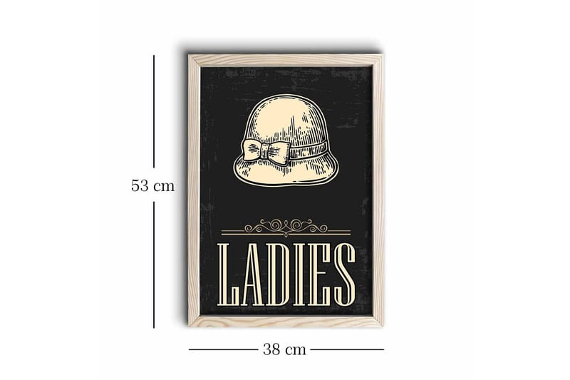 Väggdekor MDF Målning - Inredning - Tavlor & posters - Canvastavla