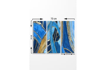 Väggdekor MDF Målning - Inredning - Tavlor & posters - Canvastavla