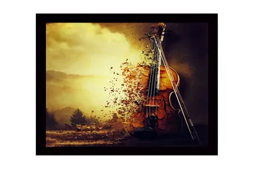 Väggdekor MDF Målning - Inredning - Tavlor & posters - Canvastavla