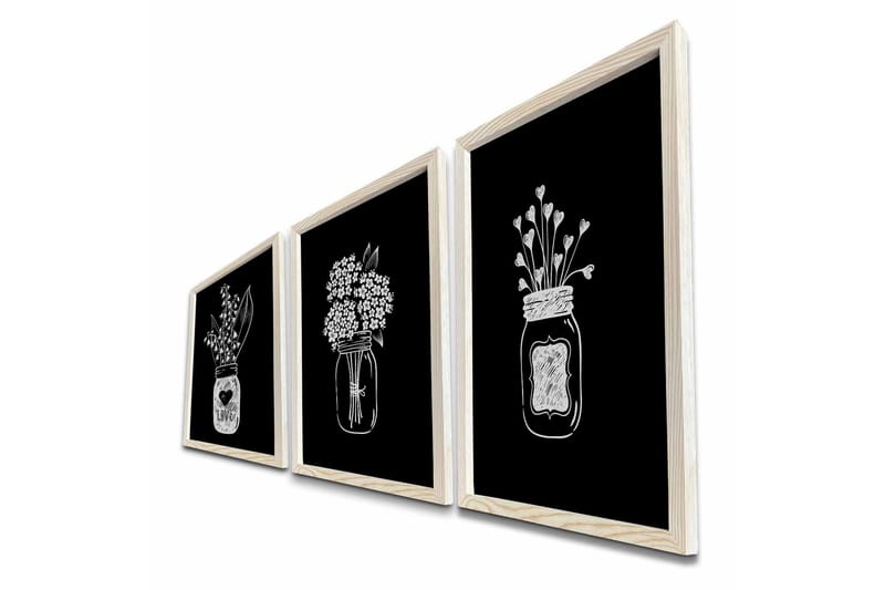 Väggdekor MDF Målning - Inredning - Tavlor & posters - Canvastavla