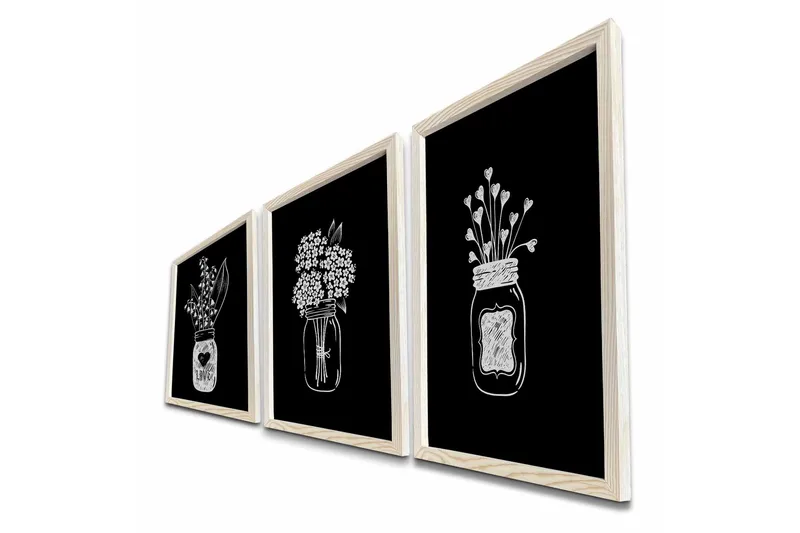 Väggdekor MDF Målning - Inredning - Tavlor & posters - Canvastavla