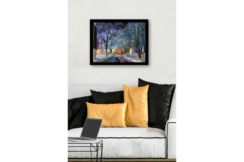 Väggdekor MDF Målning - Inredning - Tavlor & posters - Canvastavla