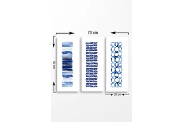 Väggdekor MDF Målning - Inredning - Tavlor & posters - Canvastavla