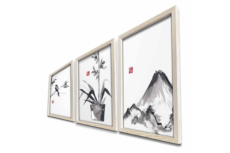 Väggdekor MDF Målning - Inredning - Tavlor & posters - Canvastavla