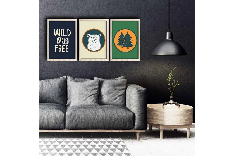 Väggdekor MDF Målning