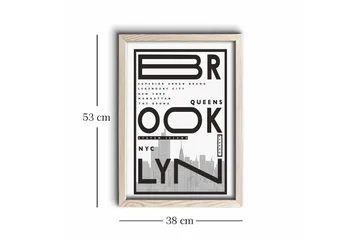 Väggdekor MDF Målning - Inredning - Tavlor & posters - Canvastavla