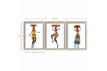 Väggdekor MDF Målning - Inredning - Tavlor & posters - Canvastavla