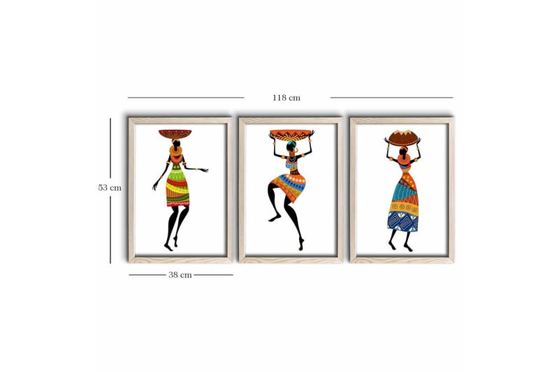 Väggdekor MDF Målning - Inredning - Tavlor & posters - Canvastavla